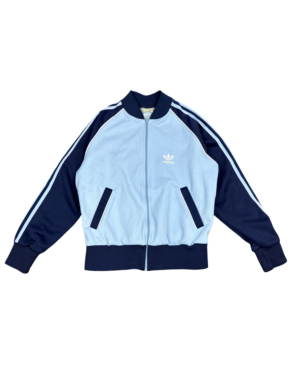 1970s Adidas Blue Track Jacket (M)