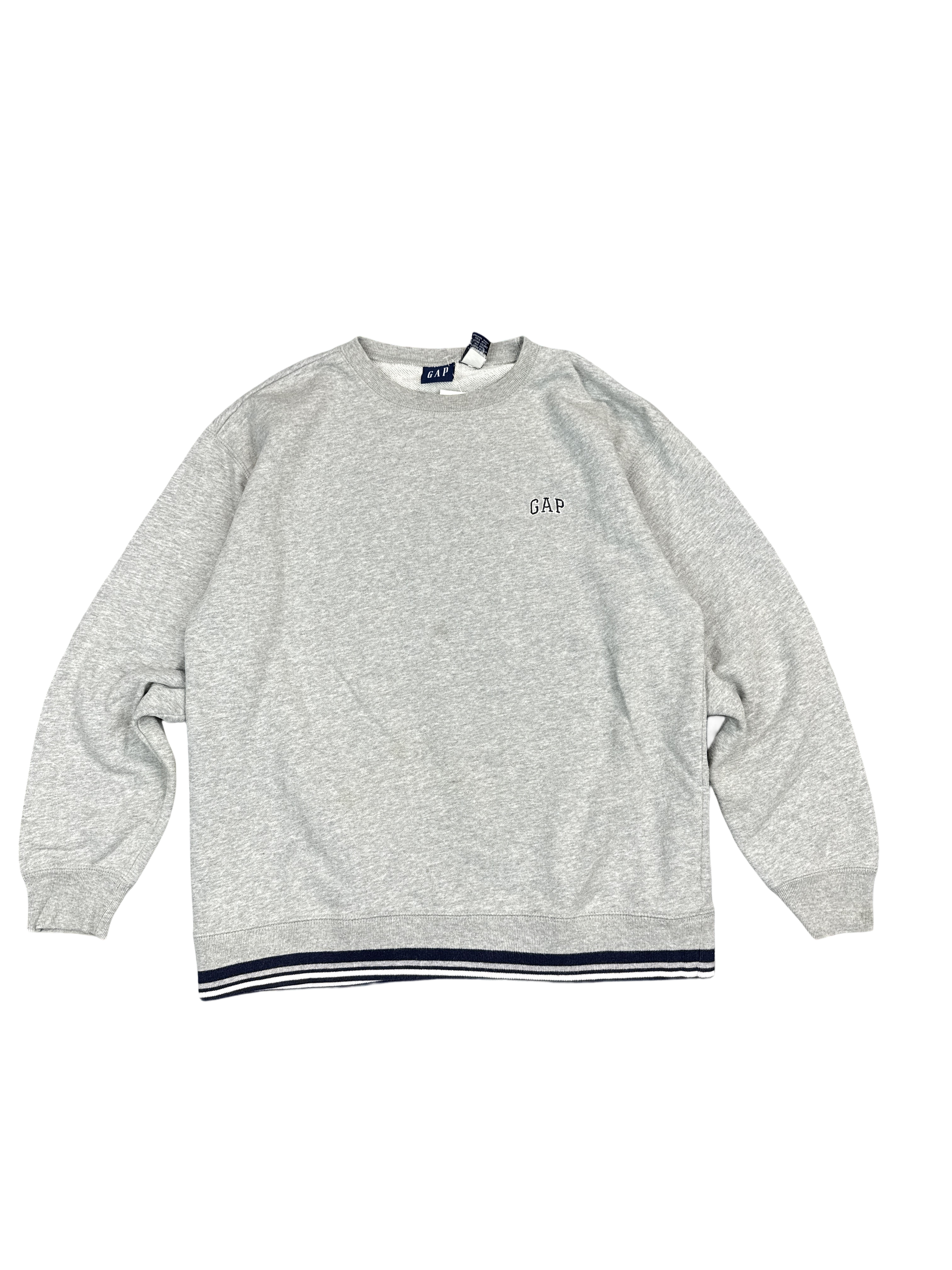 GAP Heather Gray Logo Sweatshirt (XXL)