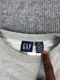 GAP Heather Gray Logo Sweatshirt (XXL)
