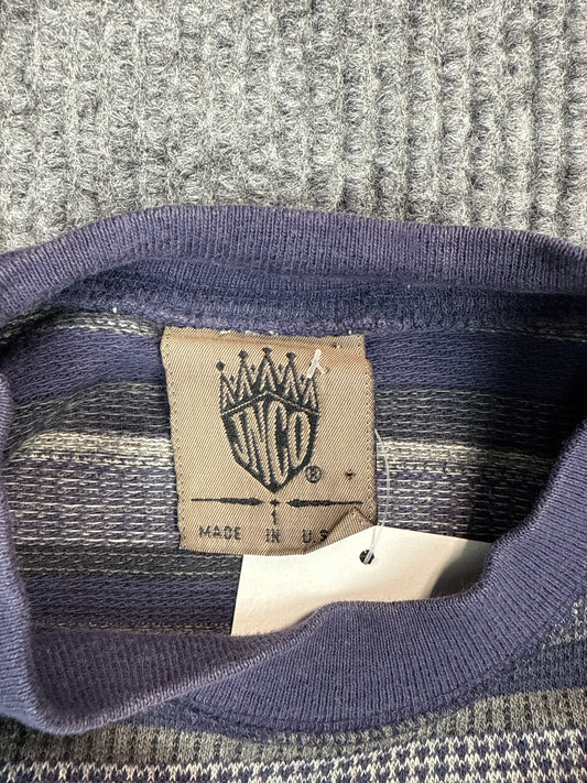 1990s JNCO Striped Long Sleeve Shirt (M)