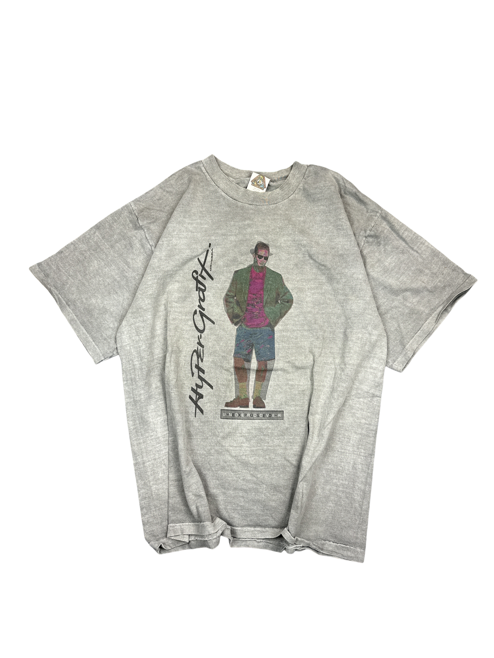 1990s Abstract Graphic Tee (L)