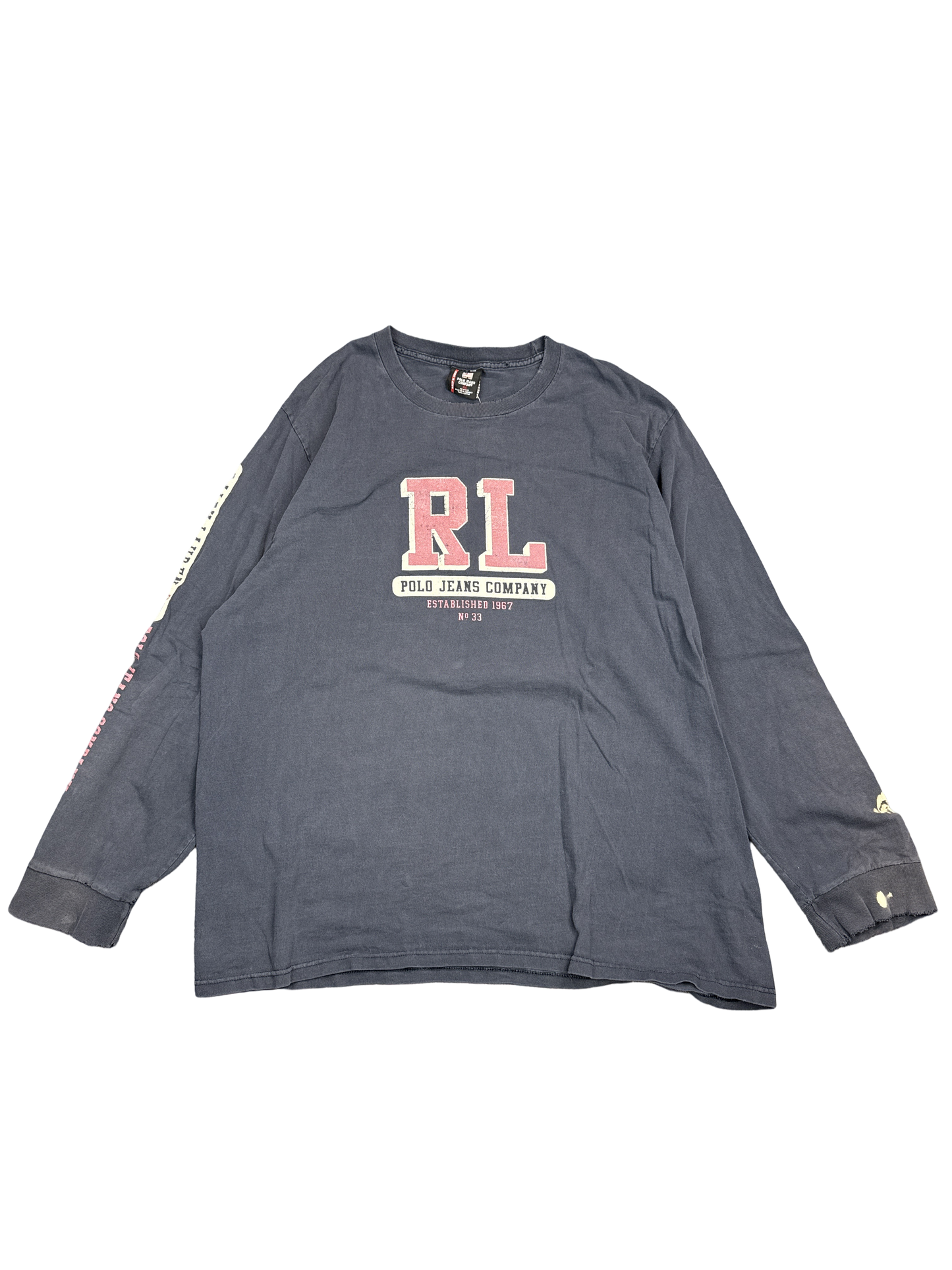 Y2K Polo Jeans Company RL Long Sleeve Tee (2XL)