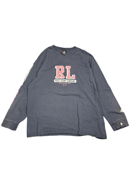 Y2K Polo Jeans Company RL Long Sleeve Tee (2XL)