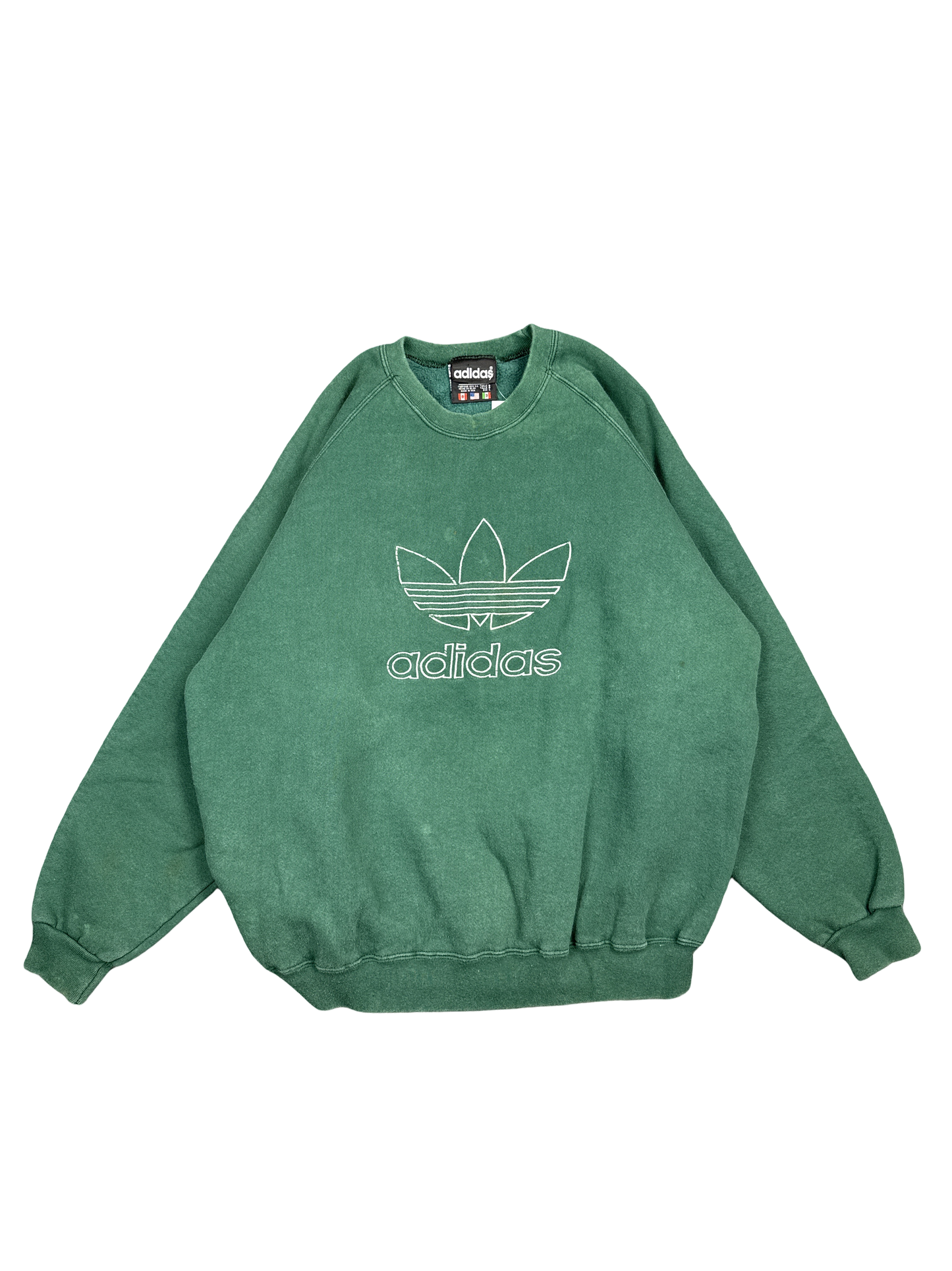 Adidas Trefoil Green Sweatshirt (2XL)