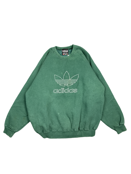 Adidas Trefoil Green Sweatshirt (2XL)