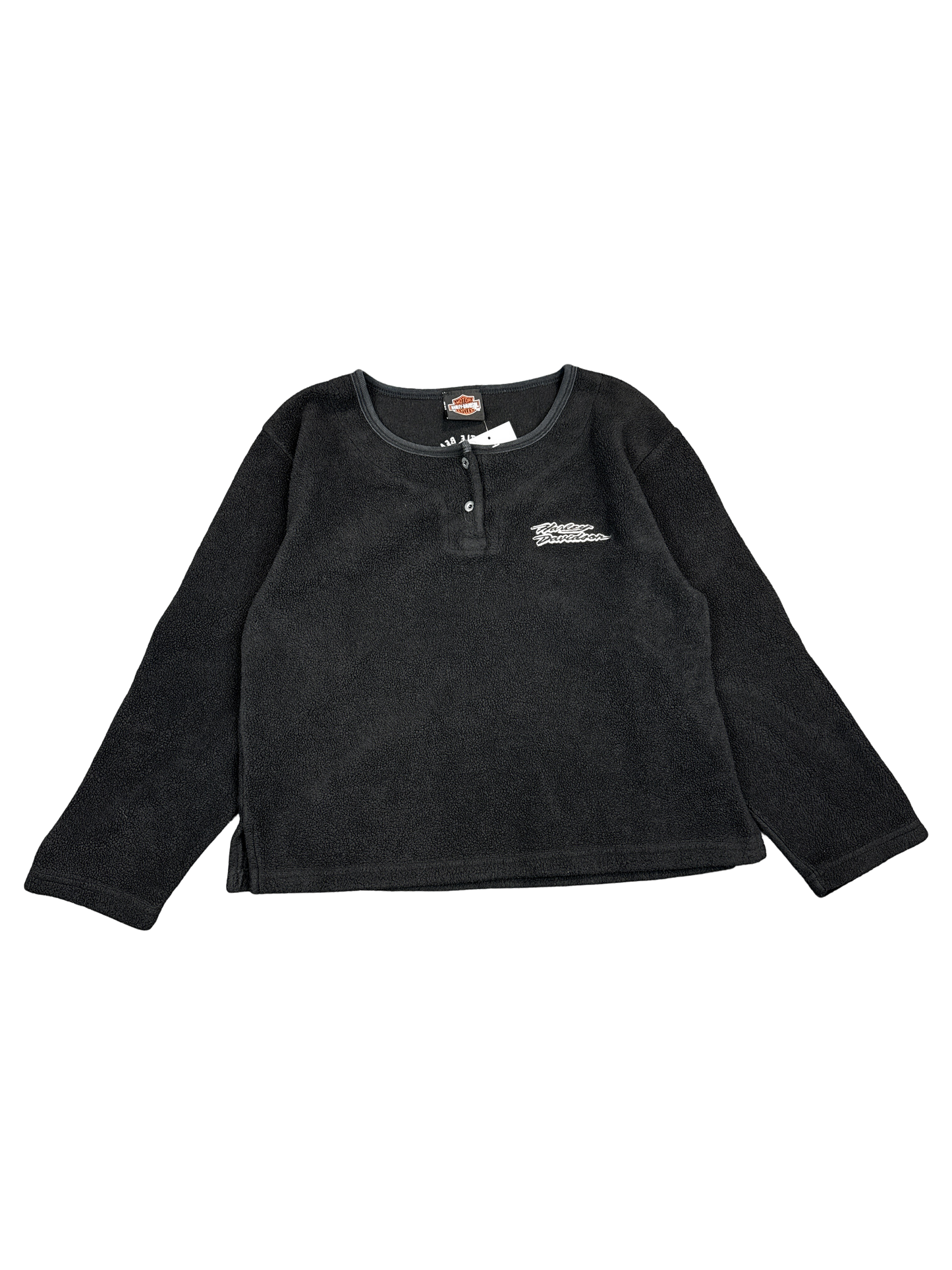 Harley-Davidson Black Fleece Henley Pullover (S)