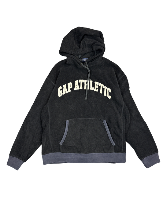 2000s GAP Athletic Black Pullover Hoodie (L)