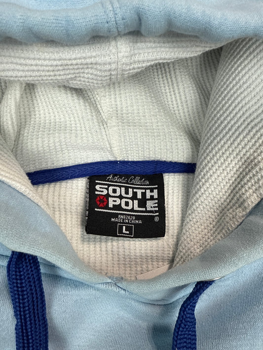 Y2K Southpole Two-Tone Logo Hoodie (L)