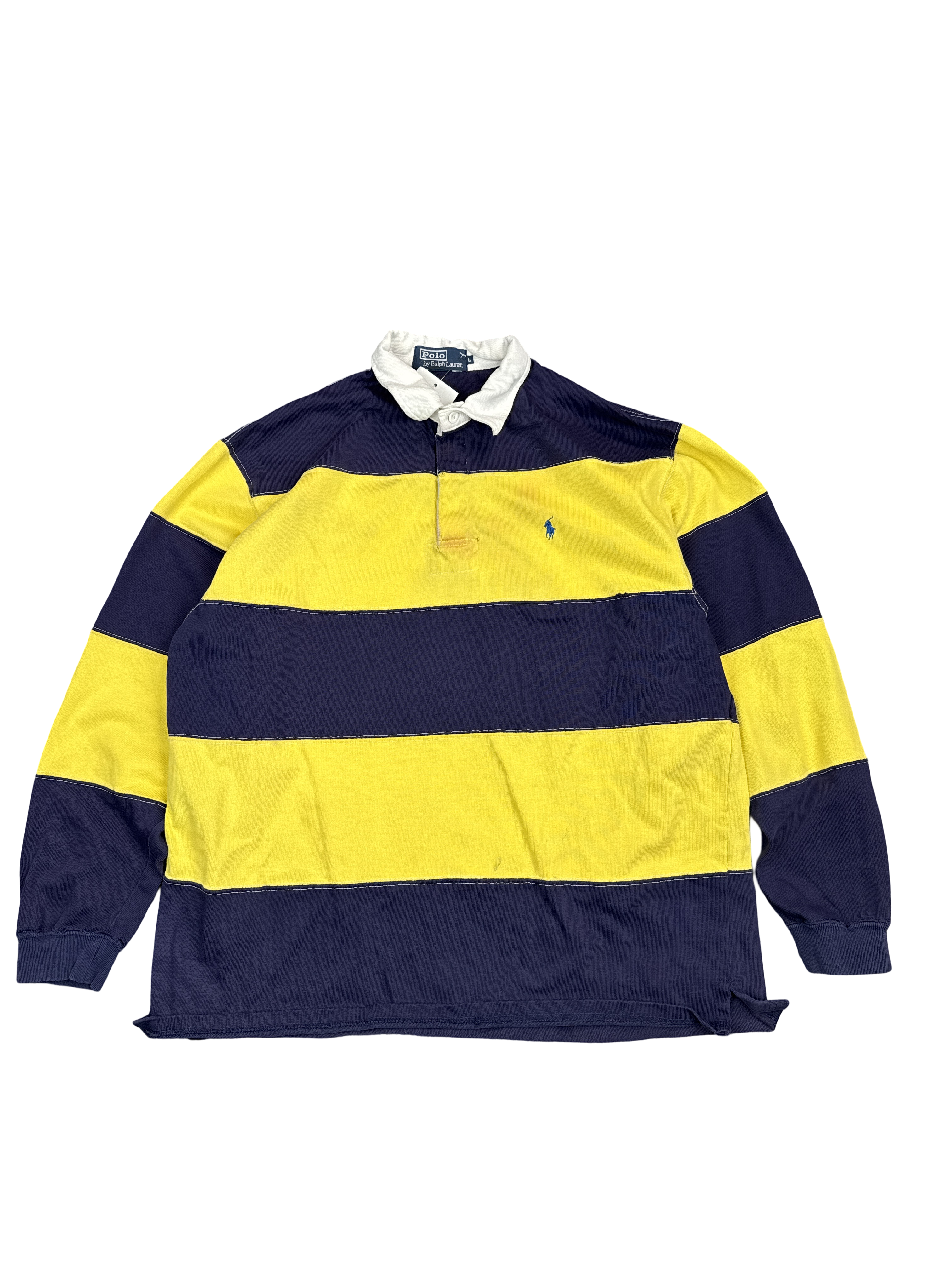 1990s Polo Ralph Lauren Rugby Shirt (L)9