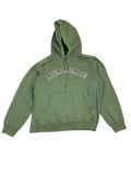 2000s Abercrombie & Fitch Green Pullover Hoodie (XL)