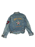 1990s DKNY Jeans College League Denim Jacket (S)