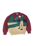 1990s Cypress Links Golf Intarsia Sweater (L)