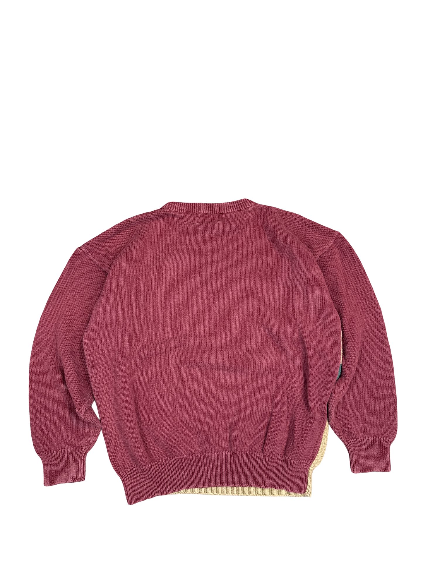 1990s Cypress Links Golf Intarsia Sweater (L)