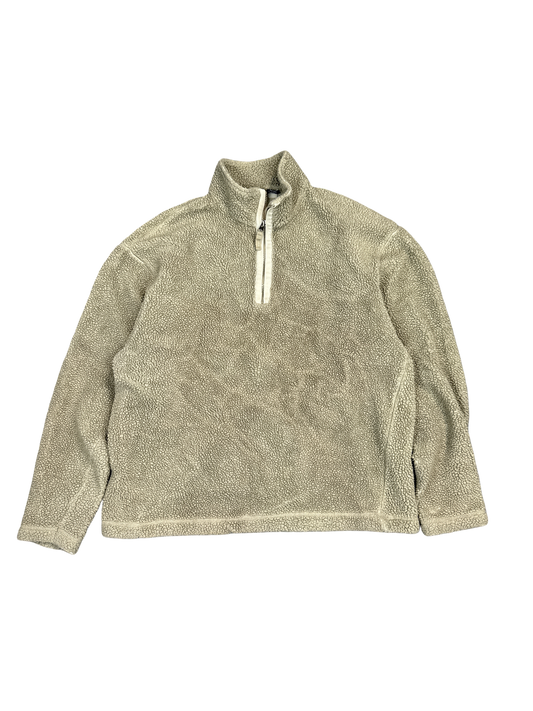 1990s GAP Sherpa Fleece Quarter-Zip Pullover (L)