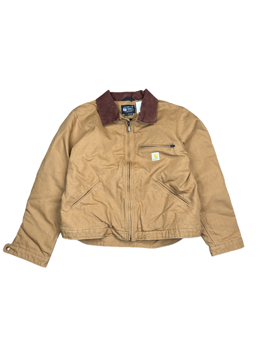 Carhartt Brown Duck Canvas Work Jacket (L)3