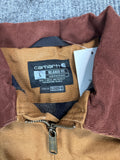 Carhartt Brown Duck Canvas Work Jacket (L)3