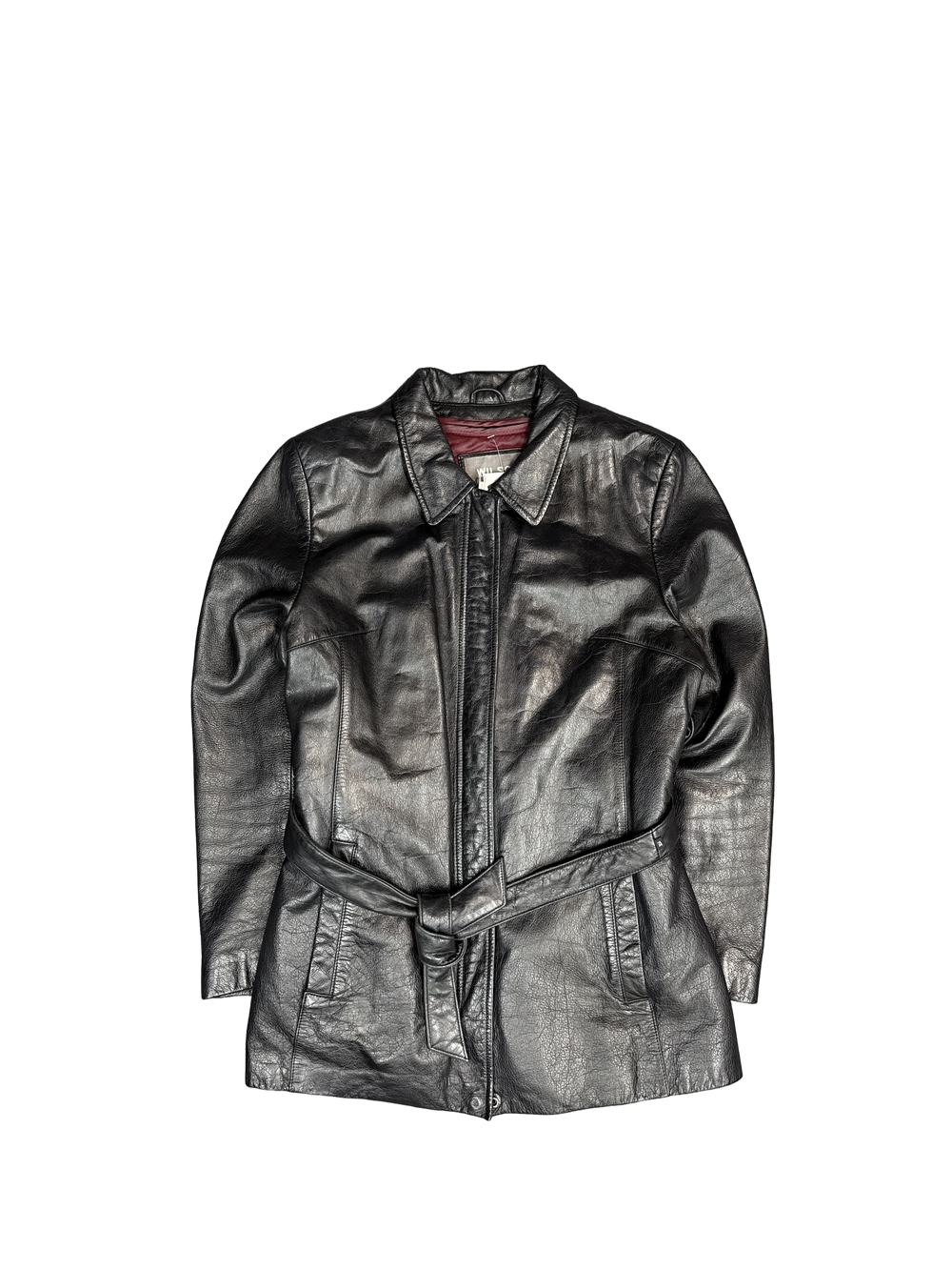 Wilsons Leather Thinsulate Belted Jacket (M)