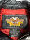 Harley-Davidson Black Leather Eagle Jacket (S)