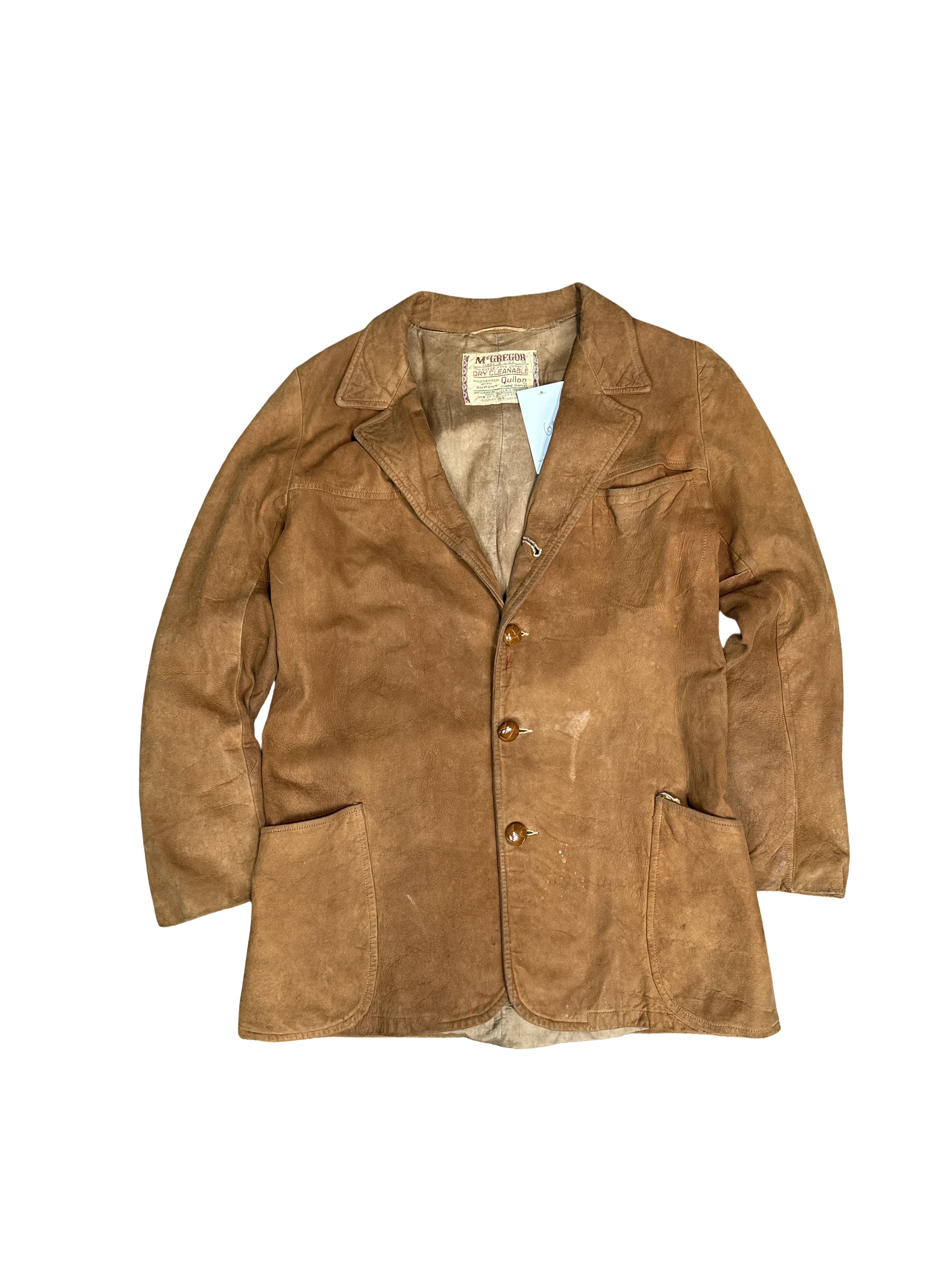 1960s McGregor Quilon Suede Jacket (S)