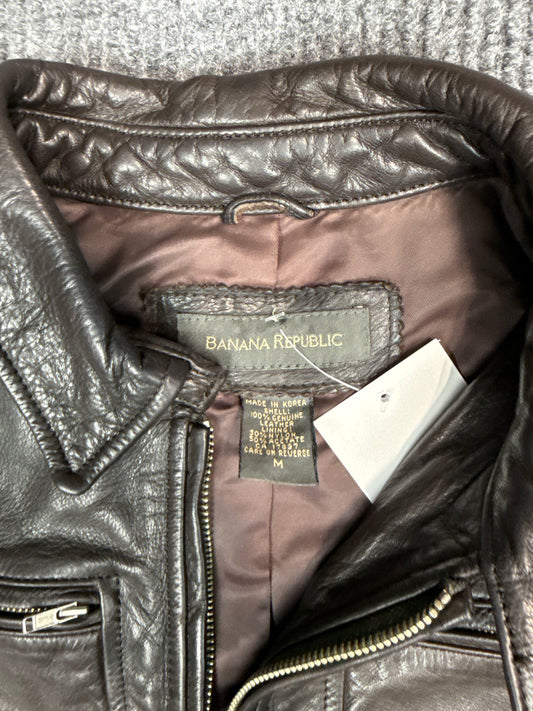 Banana Republic Genuine Leather Jacket (M)