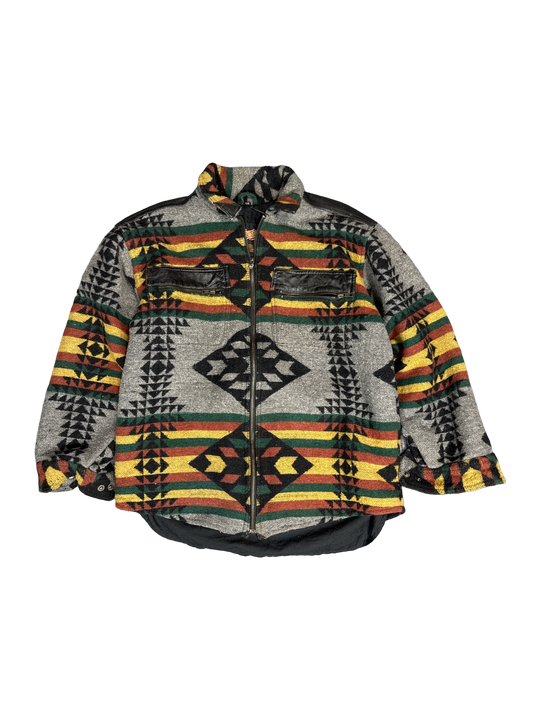 EasyRiders Wool Aztec Pattern Jacket (L)