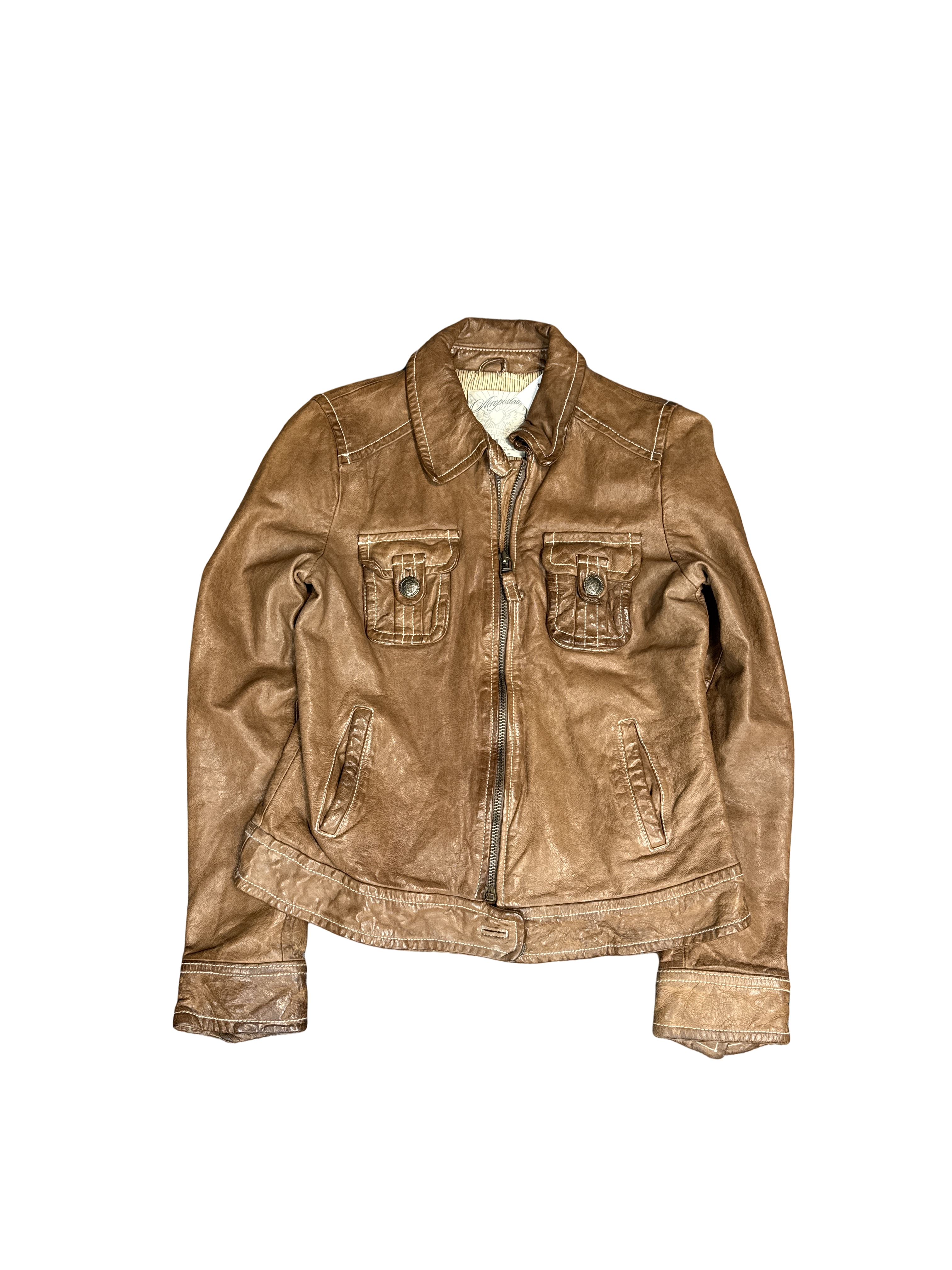 Aéropostale Genuine Leather Jacket (M)
