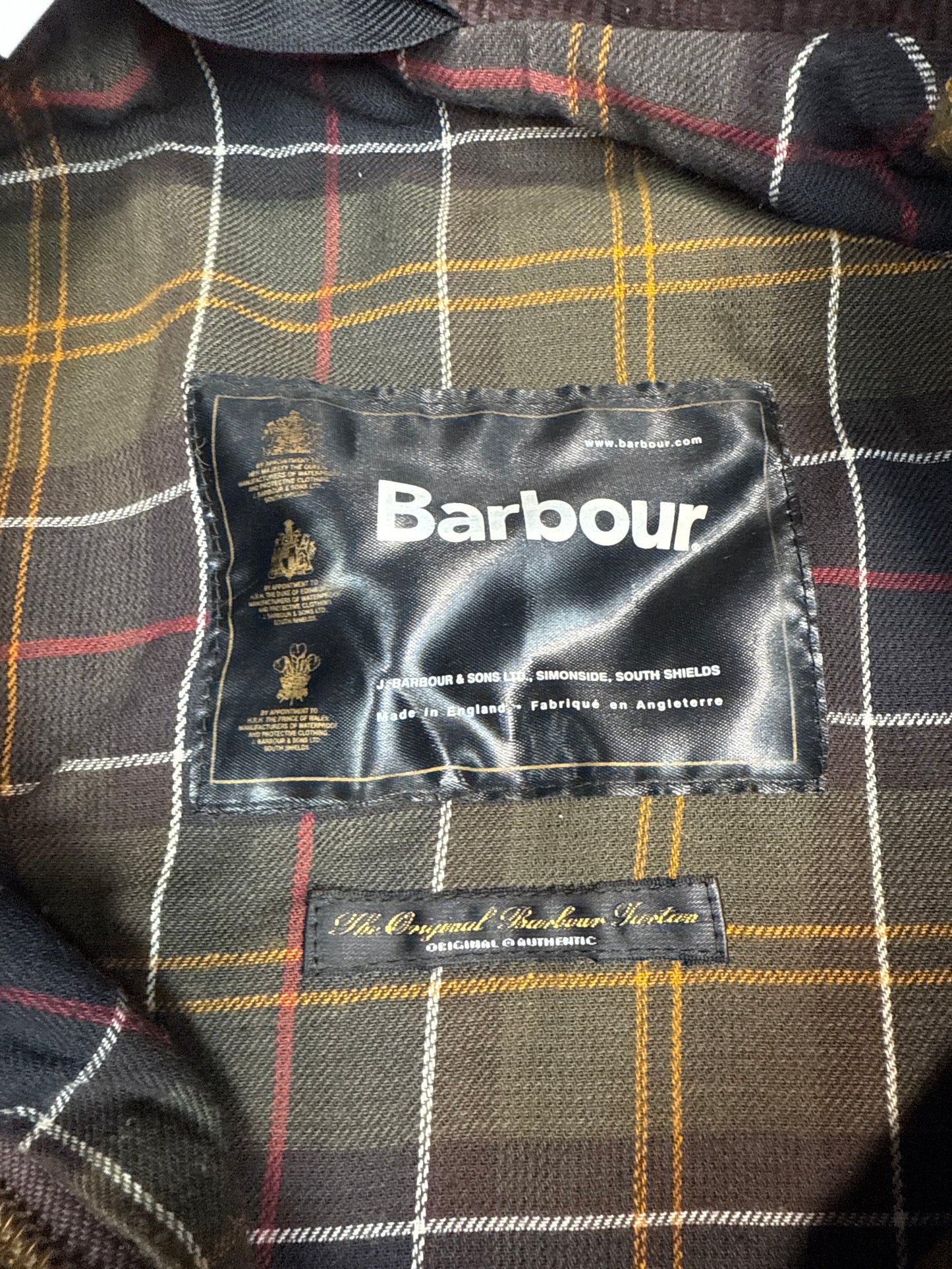 Barbour Waxed Cotton Hunting Jacket (XL)