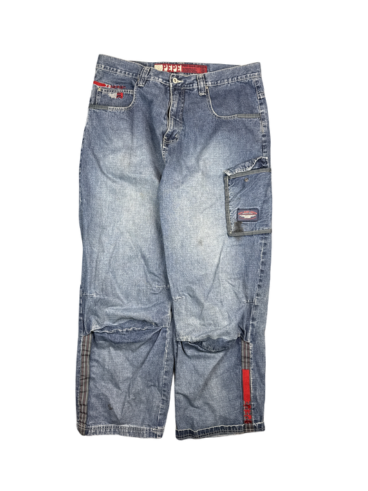 Y2K Pepe Jeans London Carpenter Denim Pants (XL)