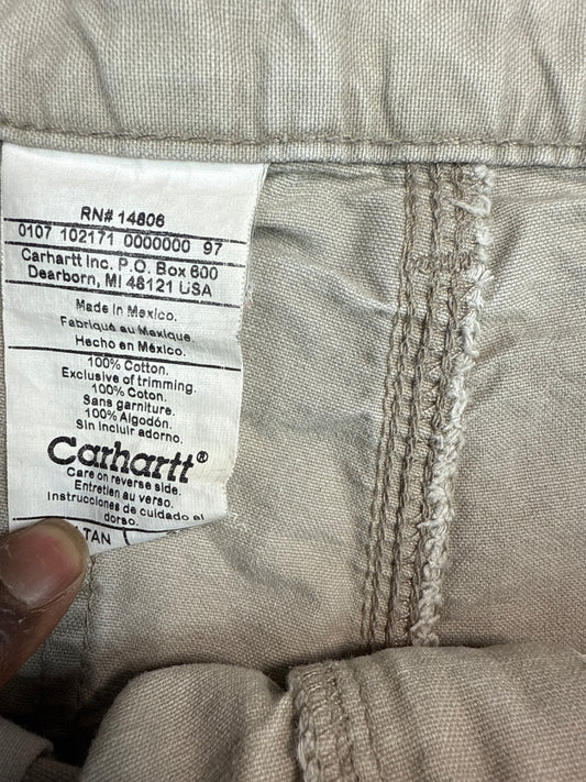 Carhartt Tan Workwear Carpenter Shorts (M)