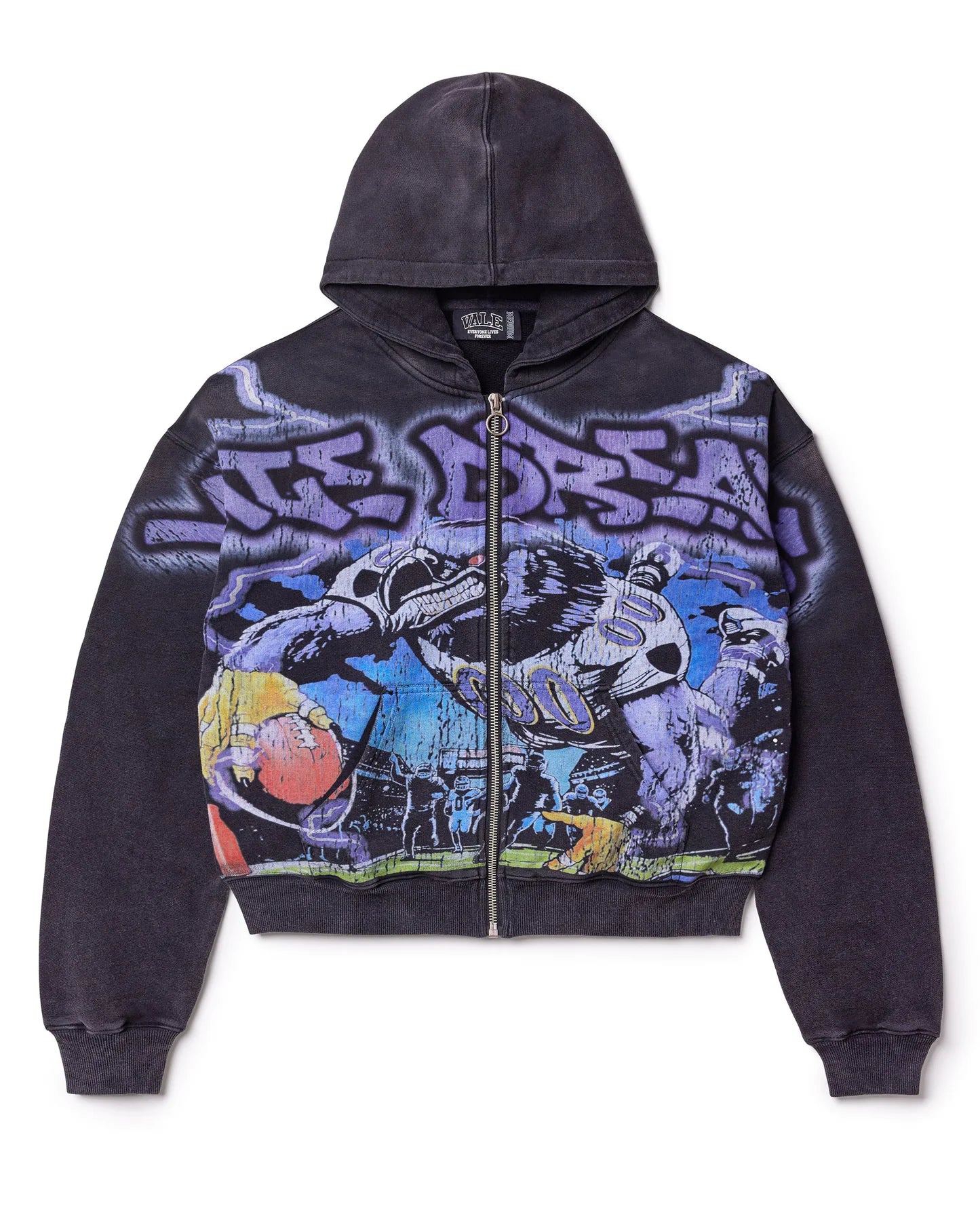 Raven Zip Up Hoodie