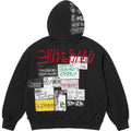 Supreme 176 Zip Up Hooded Sweatshirt Black
