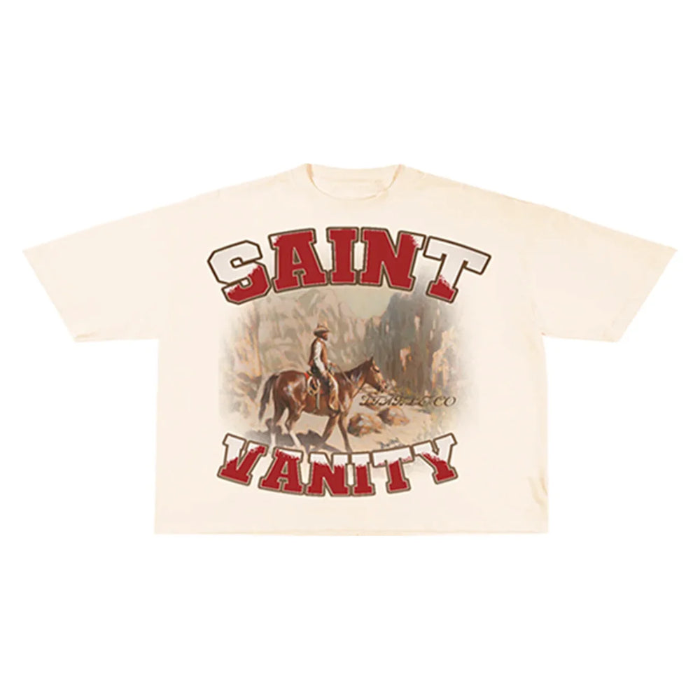 Saint Vanity Cream Stable Tee