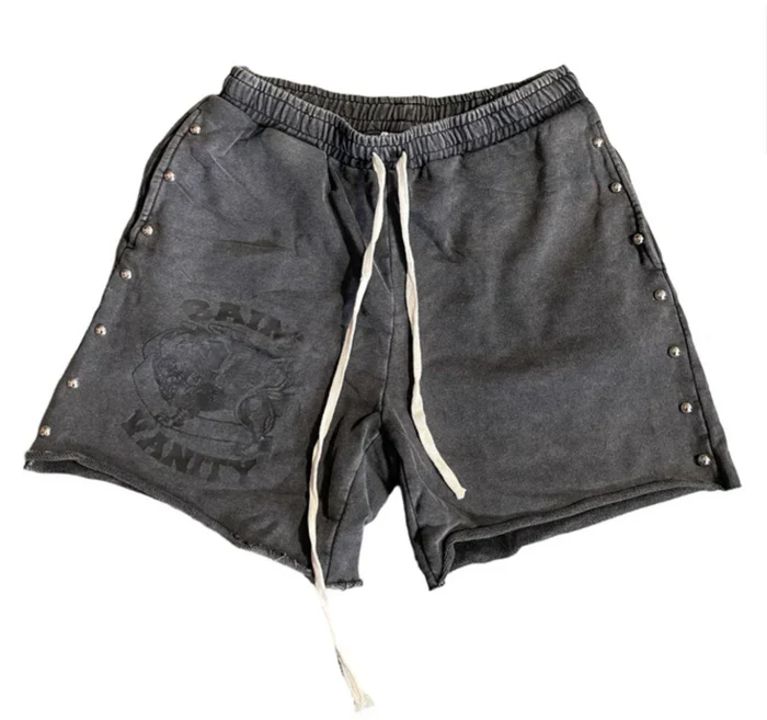 Saint Vanity Black Terry Short