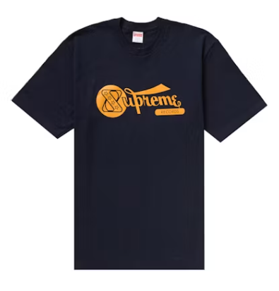 Supreme Records Tee Navy