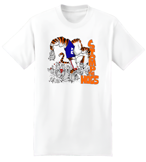 Auburn vs. Arkansas Tiger Rags Gameday tee - White