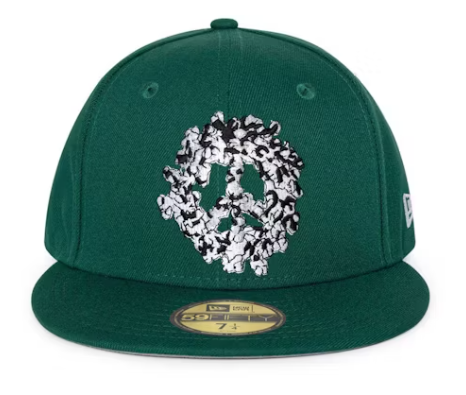 Denim Tears Cotton Peace New Era Hat Green