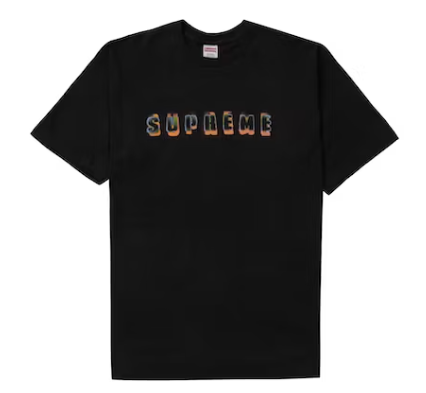 Supreme Stencil Tee Black