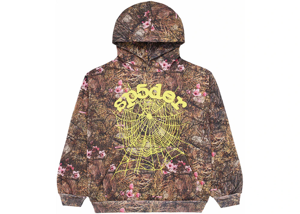 Sp5der Camo Web Hoodie