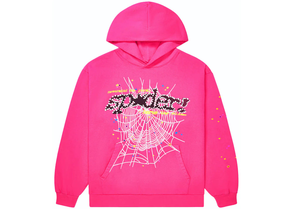 Sp5der Pink v2 Hoodie