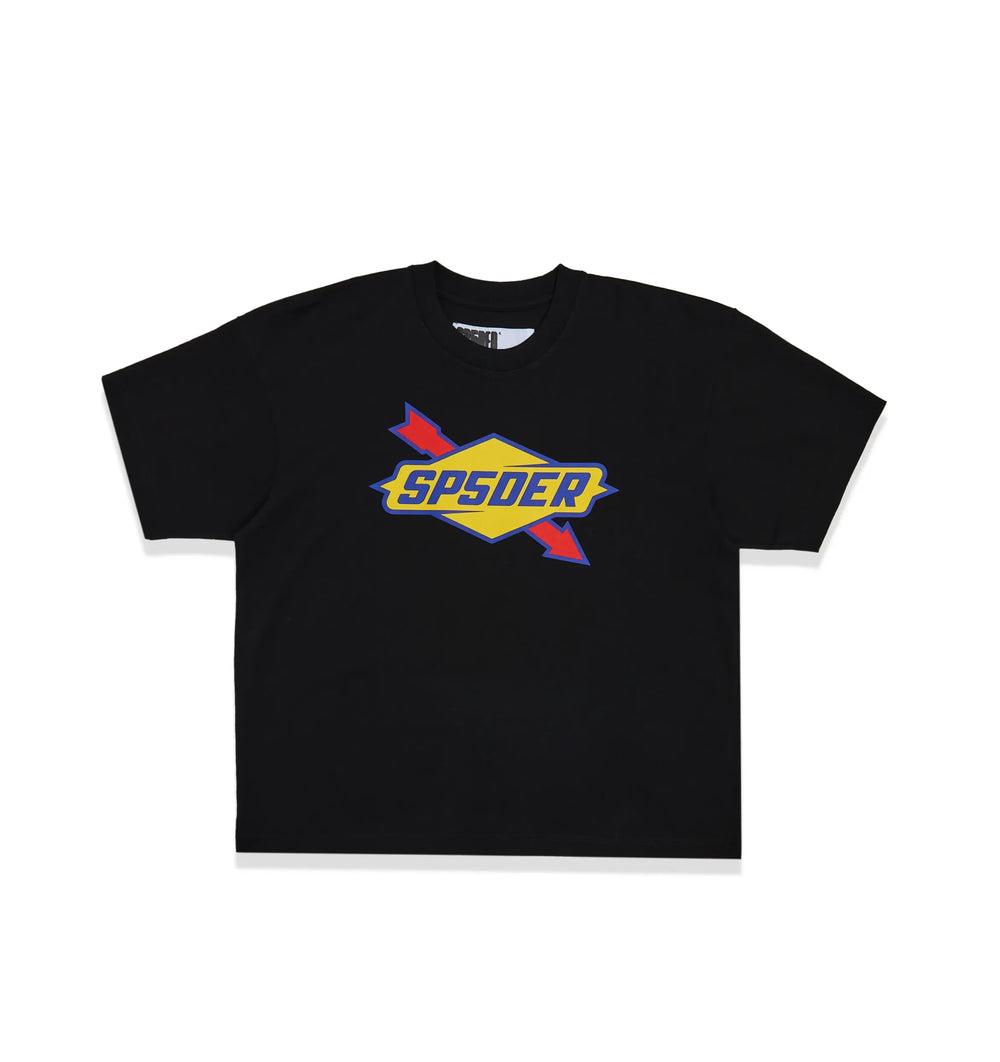 Sp5der The Spot Black Tee