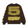 Sp5der 5 Brown Crewneck Sweatshirt