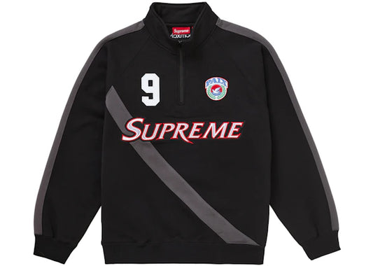 Supreme Equipé Half Zip Sweatshirt Black