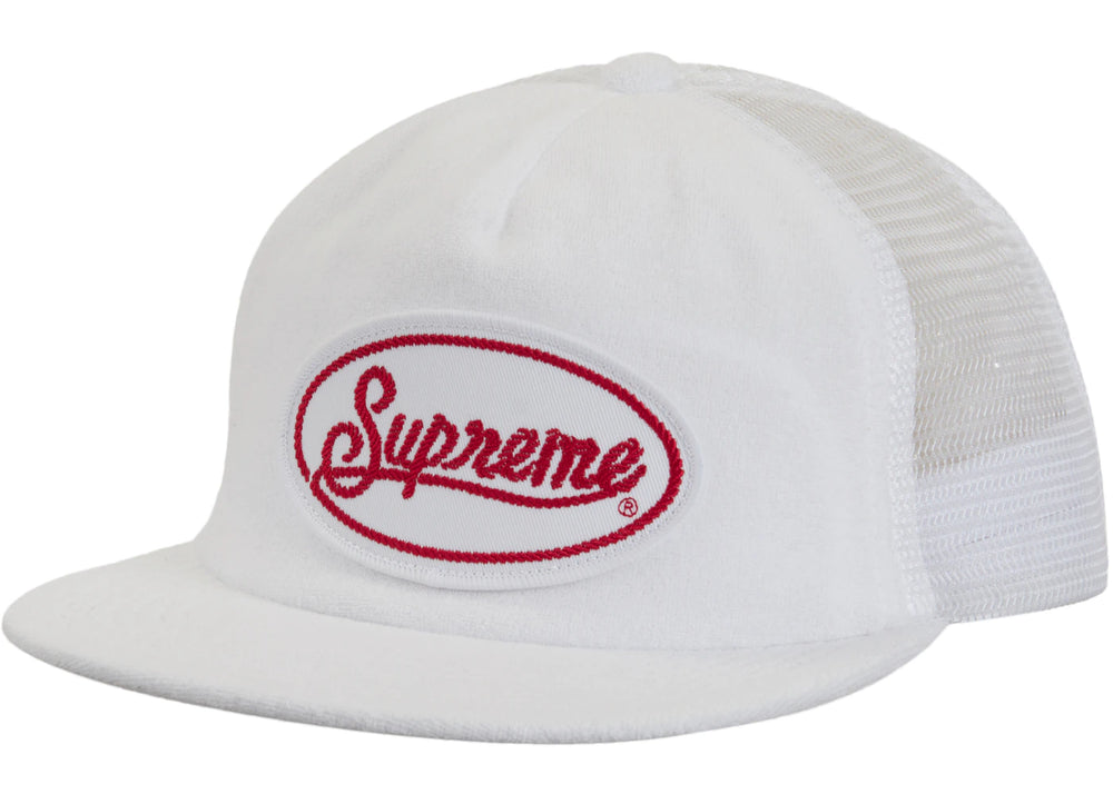 Terry Mesh Back 5-Panel White