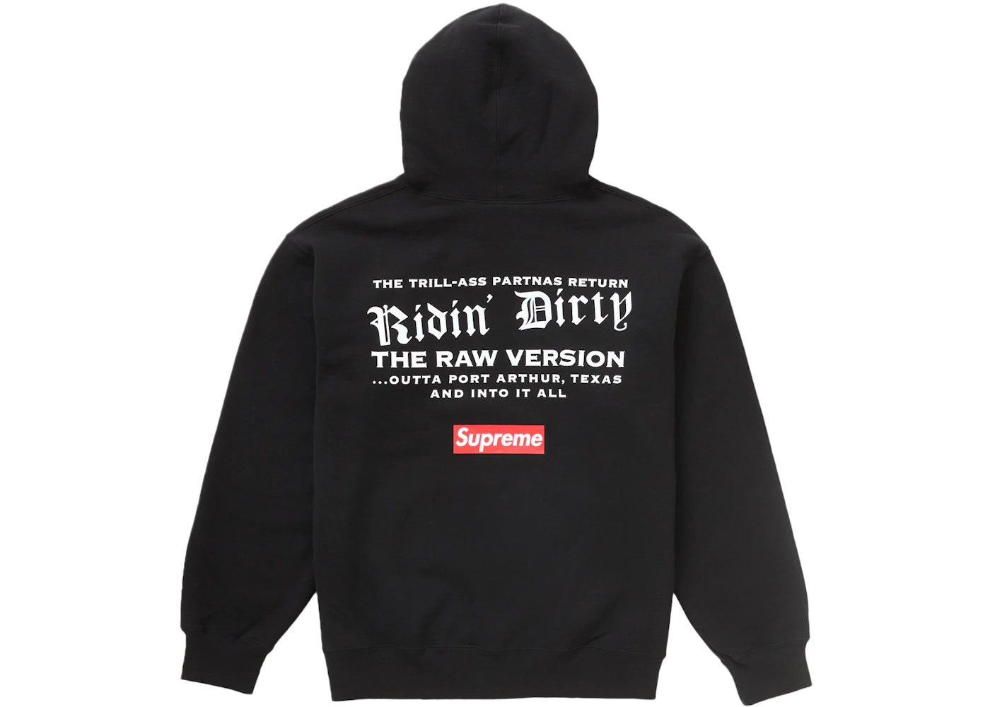 Supreme UGK Hooded Sweatshirt Black