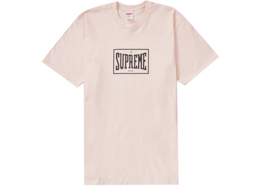 Supreme Warm Up Tee Pale Pink