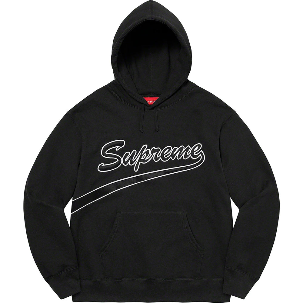 Supreme Black Tail Hooded Sweatshirt