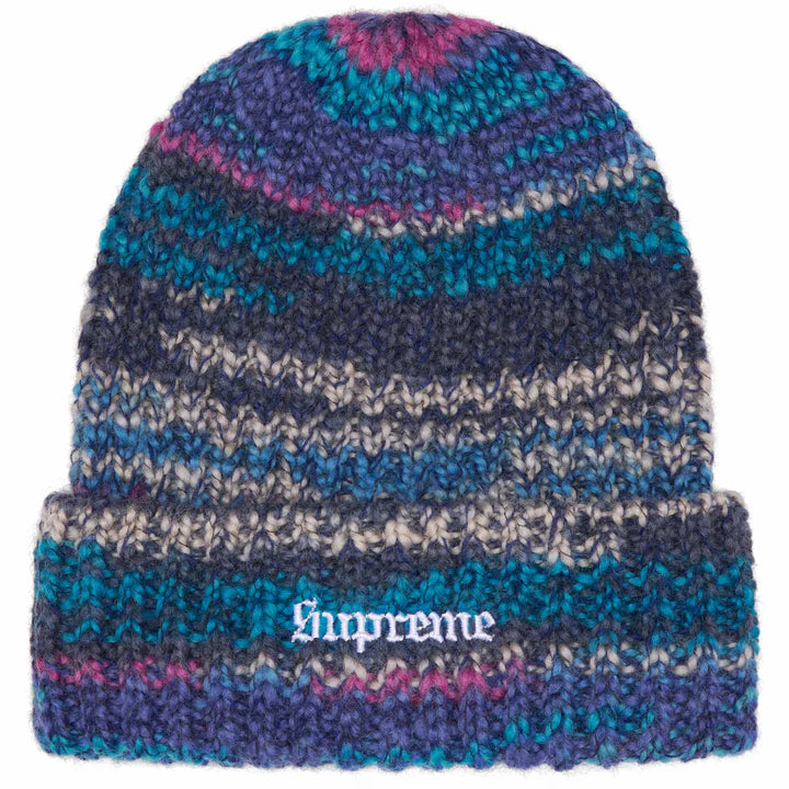 Supreme Blue Space Dye Stripe Beanie