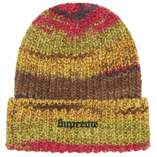 Supreme Brown Space Dye Stripe Beanie