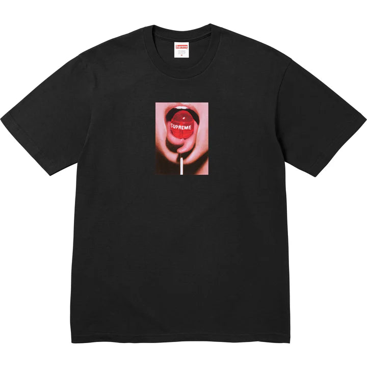 Supreme Lollipop Black Tee