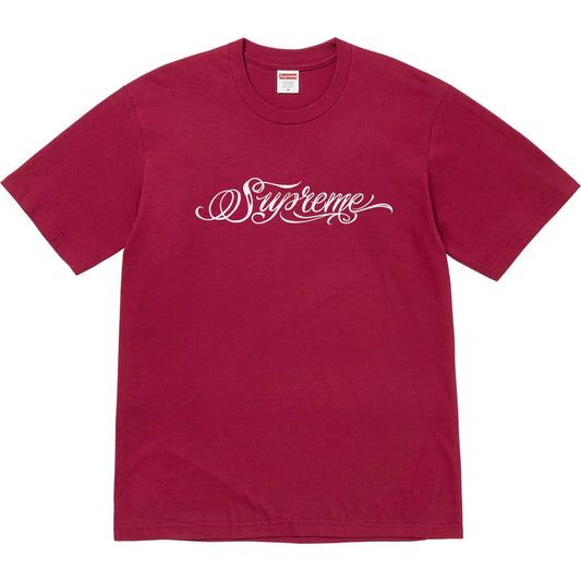 Supreme Script Cardinal Tee